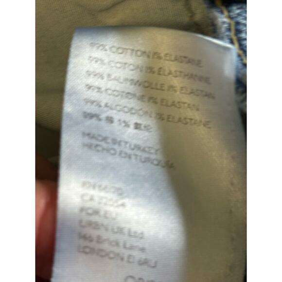 We the Free Jeans OB1207145, 27, distressed, high rise, sturdy denim, bohemian - Picture 6 of 6